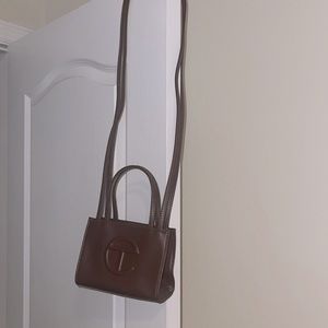 Brown small Telfar bag